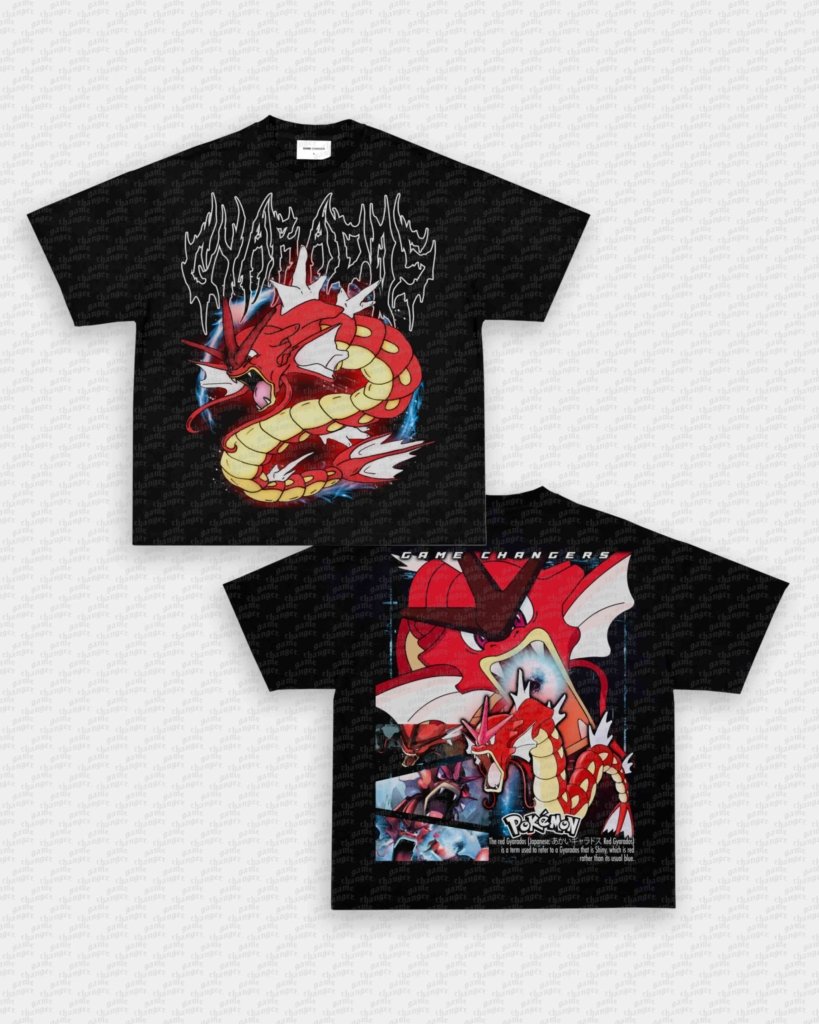 RED GYARADOS TEE - [DS] - VIP - GAME CHANGERS - GAME CHANGERS GRAPHIC TEE