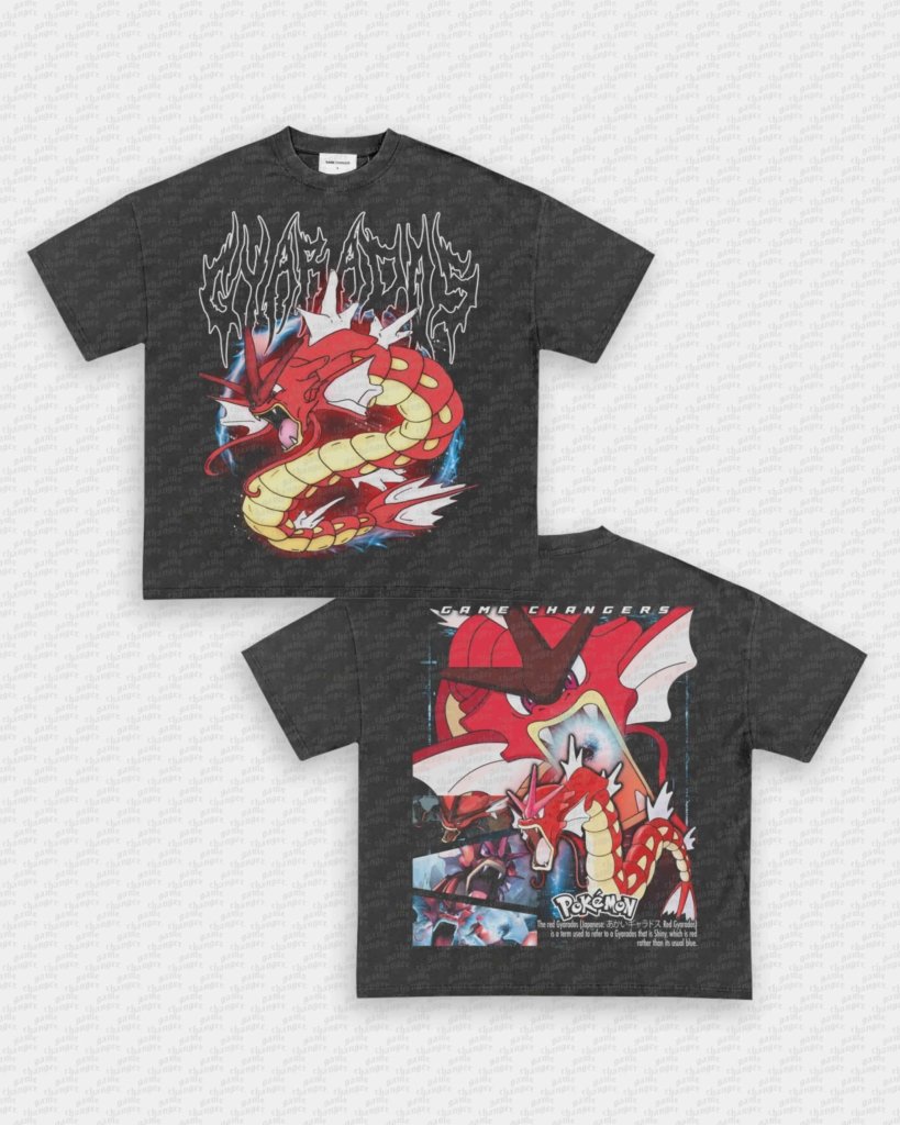 RED GYARADOS TEE - [DS] - VIP - GAME CHANGERS - GAME CHANGERS GRAPHIC TEE