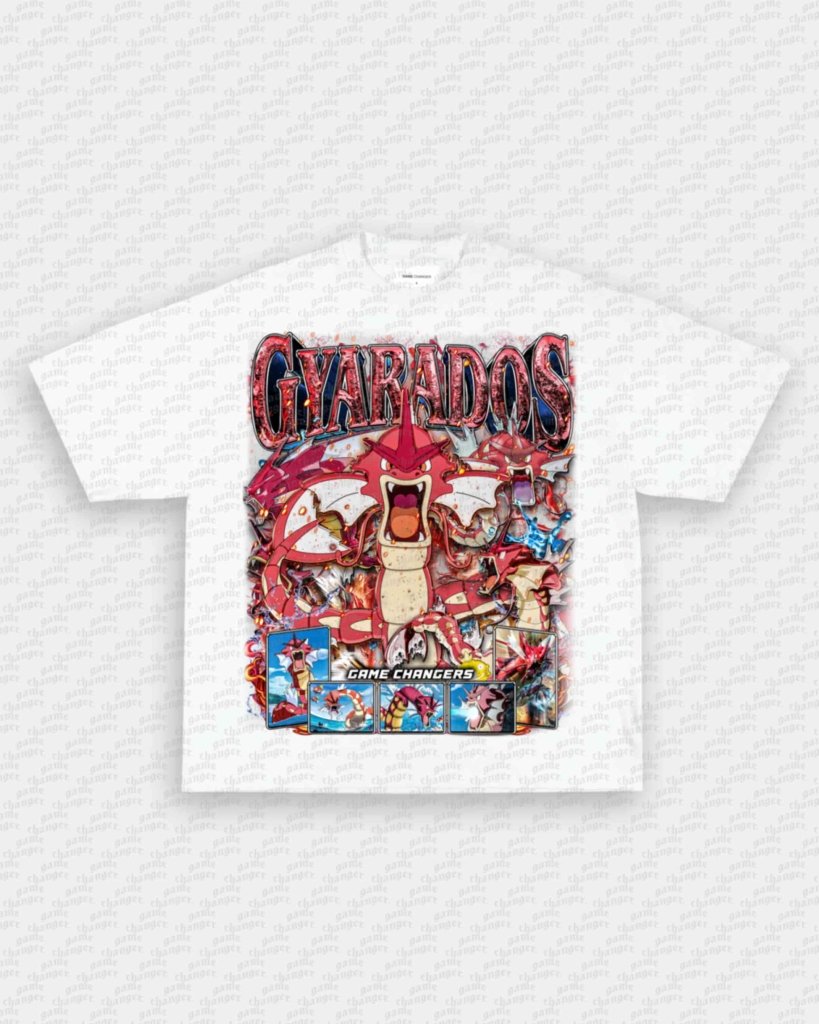 RED GYARADOS V3 TEE - VIP - GAME CHANGERS - GAME CHANGERS GRAPHIC TEE