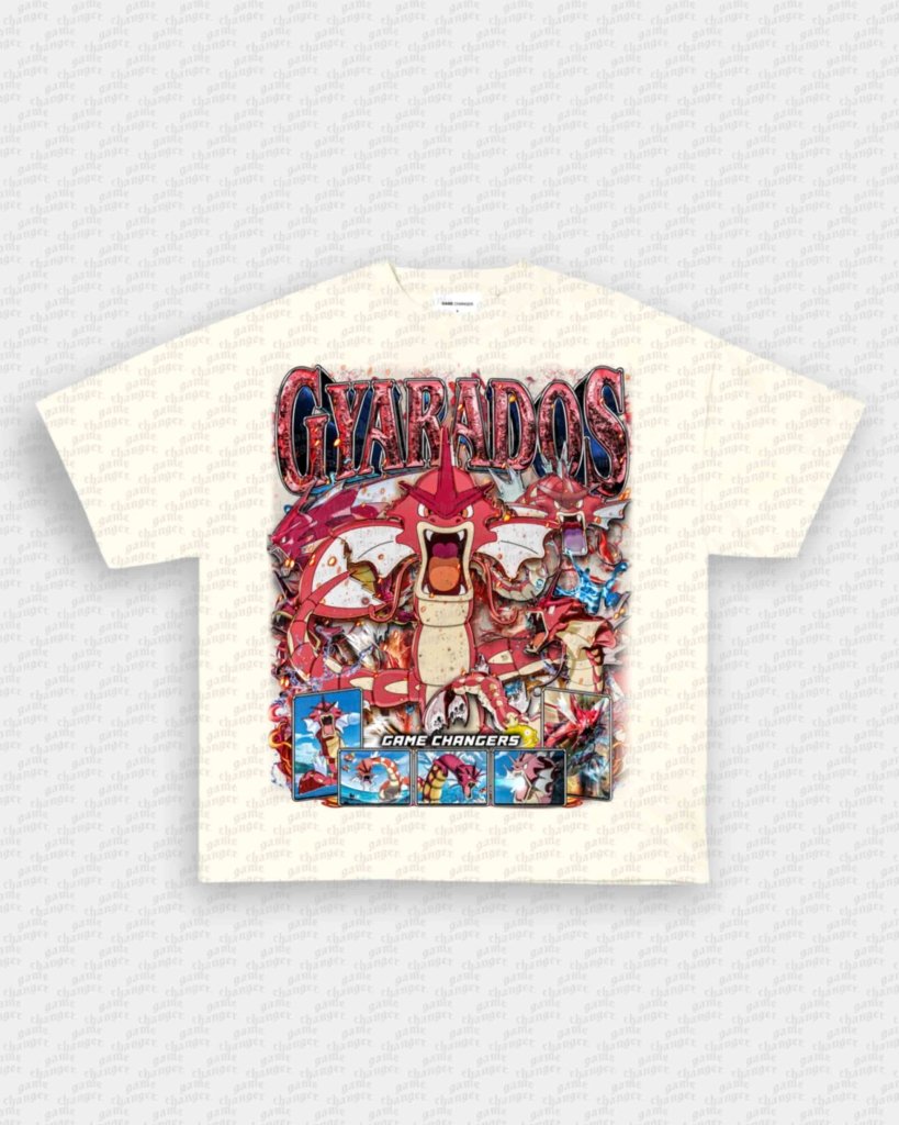 RED GYARADOS V3 TEE - VIP - GAME CHANGERS - GAME CHANGERS GRAPHIC TEE