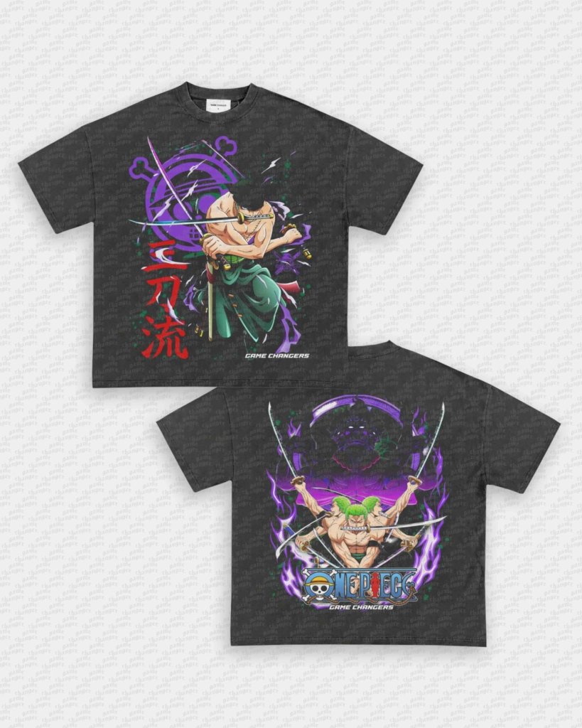 RORONOA ZORO TEE - [DS] - VIP - GAME CHANGERS - GAME CHANGERS GRAPHIC TEE