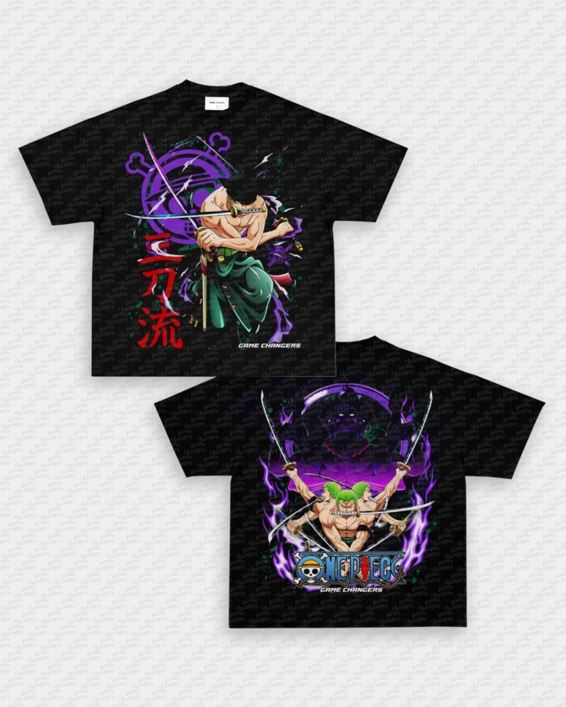 RORONOA ZORO TEE - [DS] - VIP - GAME CHANGERS - GAME CHANGERS GRAPHIC TEE