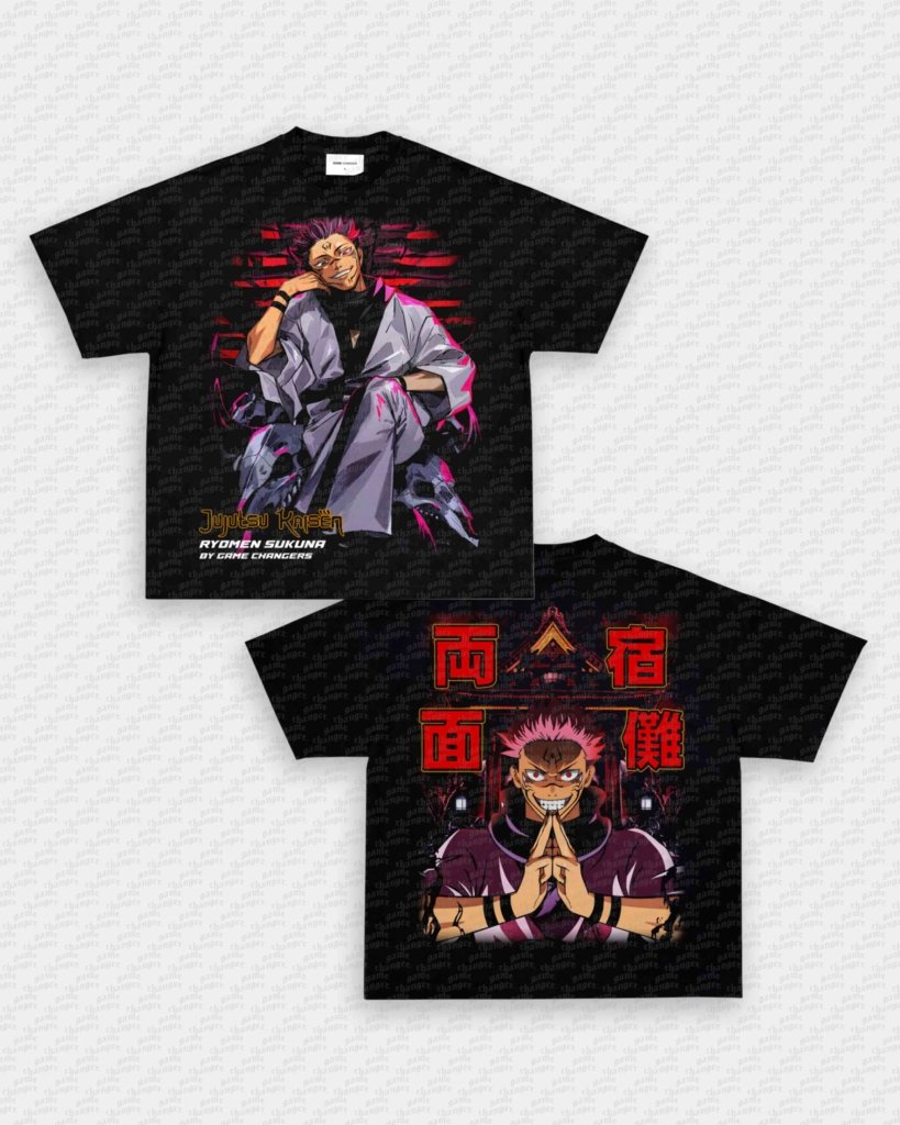 RYOMEN SUKUNA TEE - [DS] - VIP - GAME CHANGERS - GAME CHANGERS GRAPHIC TEE