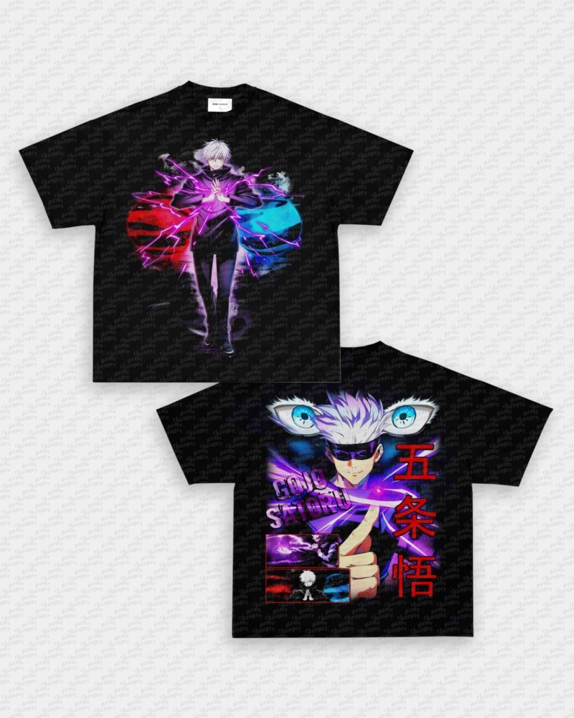SATORU GOJO TEE - [DS] - VIP - GAME CHANGERS - GAME CHANGERS GRAPHIC TEE