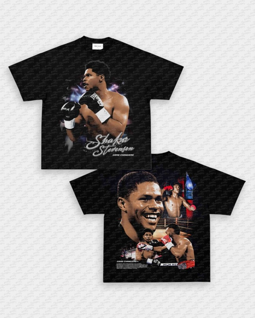 SHAKUR STEVENSON V2 TEE - [DS] - VIP - GAME CHANGERS - GAME CHANGERS GRAPHIC TEE