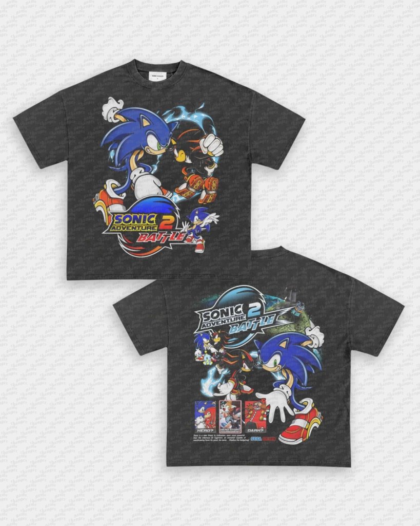 SONIC ADVENTURE 2 TEE - [DS] - VIP - GAME CHANGERS - GAME CHANGERS GRAPHIC TEE