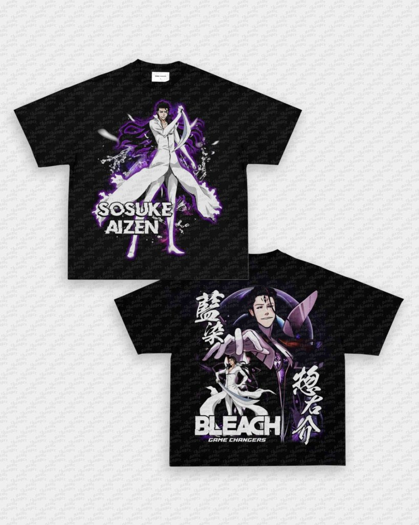 SOSUKE AIZEN TEE - [DS] - VIP - GAME CHANGERS - GAME CHANGERS GRAPHIC TEE