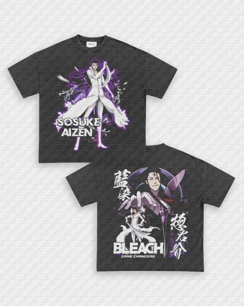 SOSUKE AIZEN TEE - [DS] - VIP - GAME CHANGERS - GAME CHANGERS GRAPHIC TEE
