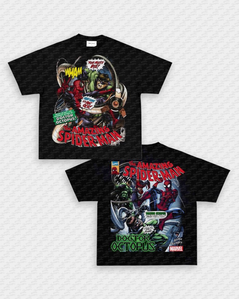 SPIDER MAN VS DOCTOR OCTOPUS TEE - [DS] - VIP - GAME CHANGERS GRAPHIC TEE