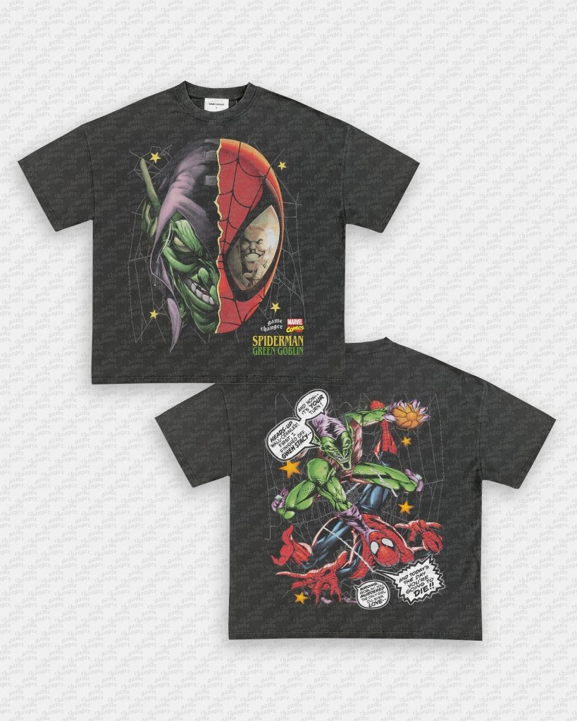 SPIDER MAN VS GREEN GOBLIN TEE - [DS] - VIP - GAME CHANGERS GRAPHIC TEE
