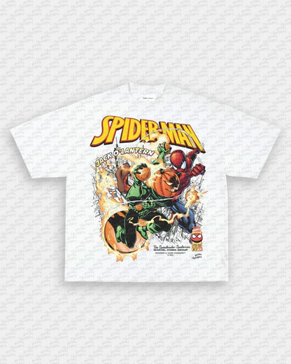SPIDER - MAN VS JACK O' LANTERN V2 TEE - VIP - GAME CHANGERS TEE