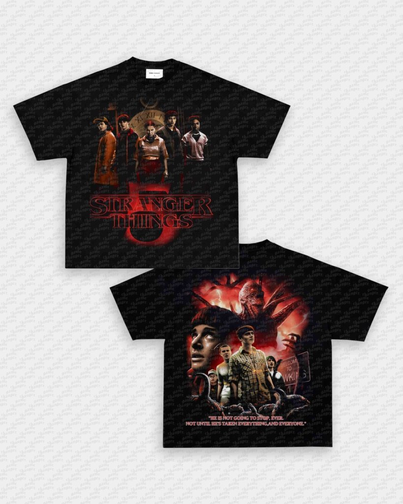 STRANGER THINGS 5 TEE - [DS] - VIP - GAME CHANGERS - GAME CHANGERS GRAPHIC TEE