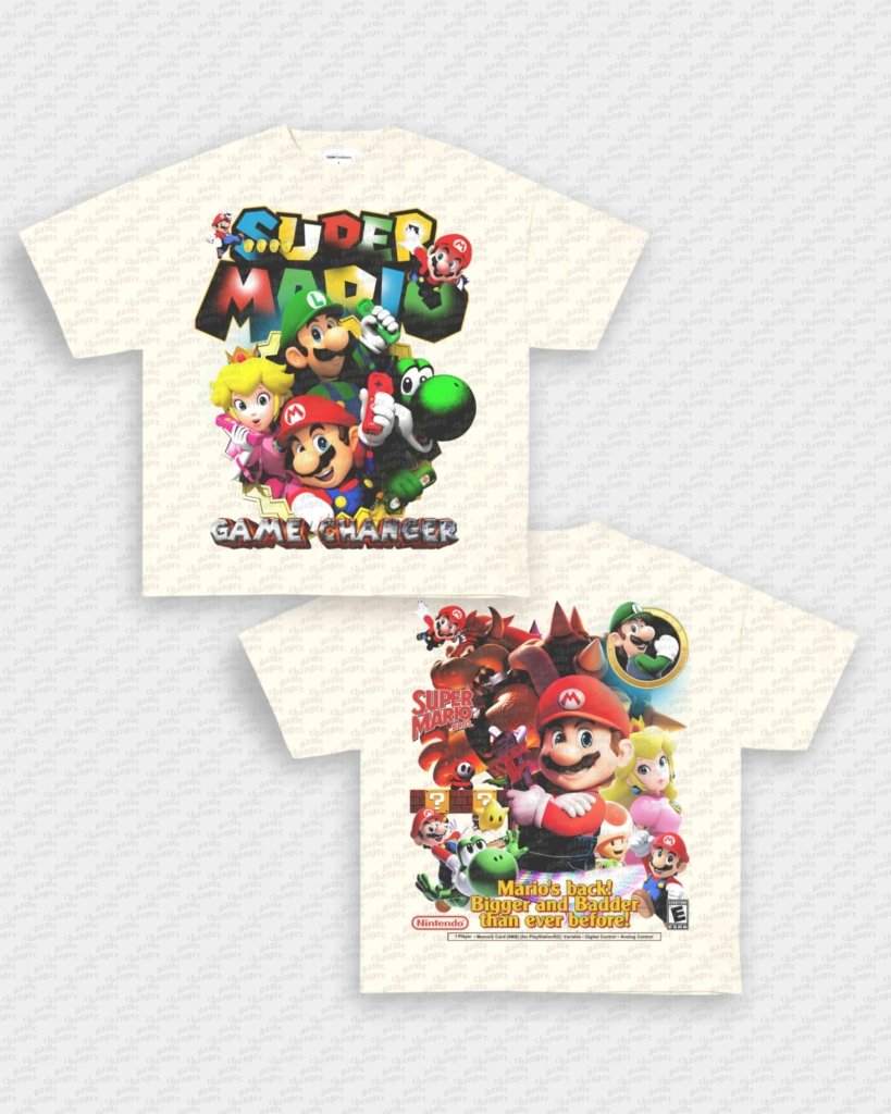 SUPER MARIO TEE - [DS] - VIP - GAME CHANGERS - GAME CHANGERS GRAPHIC TEE