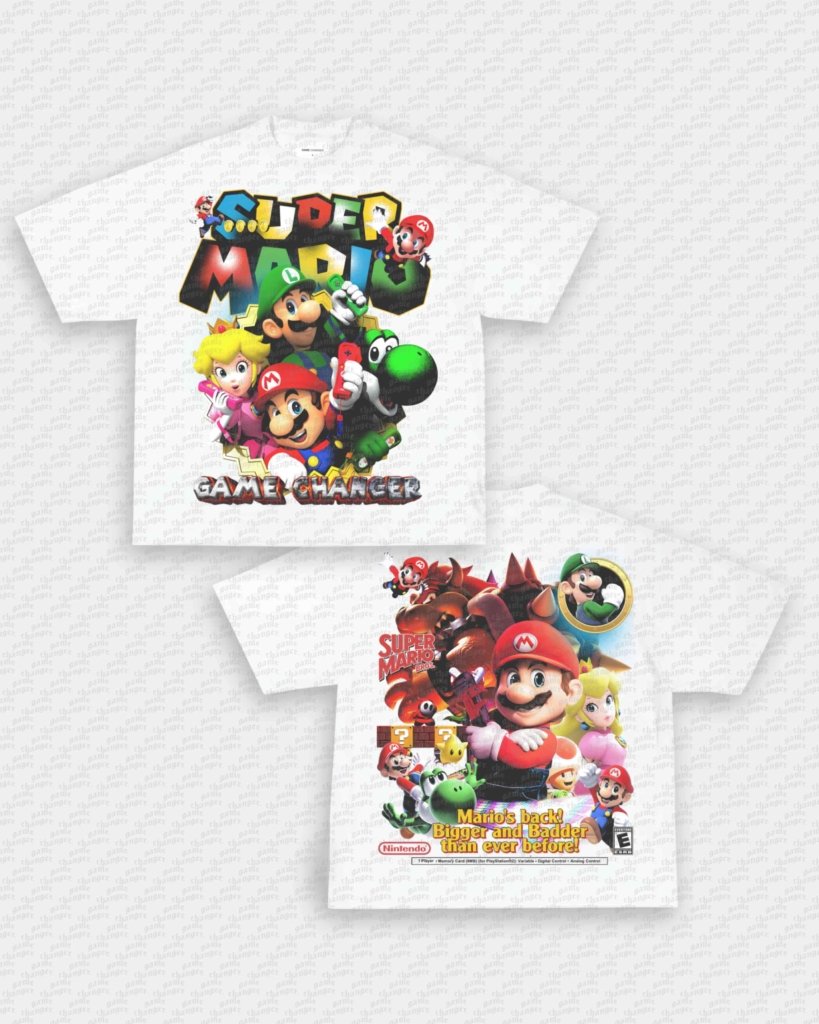 SUPER MARIO TEE - [DS] - VIP - GAME CHANGERS - GAME CHANGERS GRAPHIC TEE
