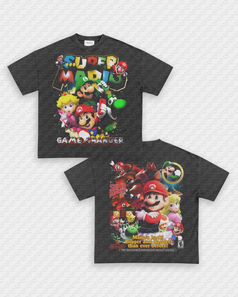 SUPER MARIO TEE - [DS] - VIP - GAME CHANGERS - GAME CHANGERS GRAPHIC TEE