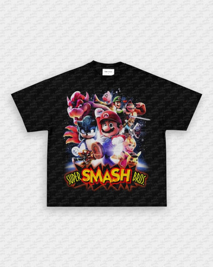 SUPER SMASH BROS V2 TEE - VIP - GAME CHANGERS - GAME CHANGERS GRAPHIC TEE