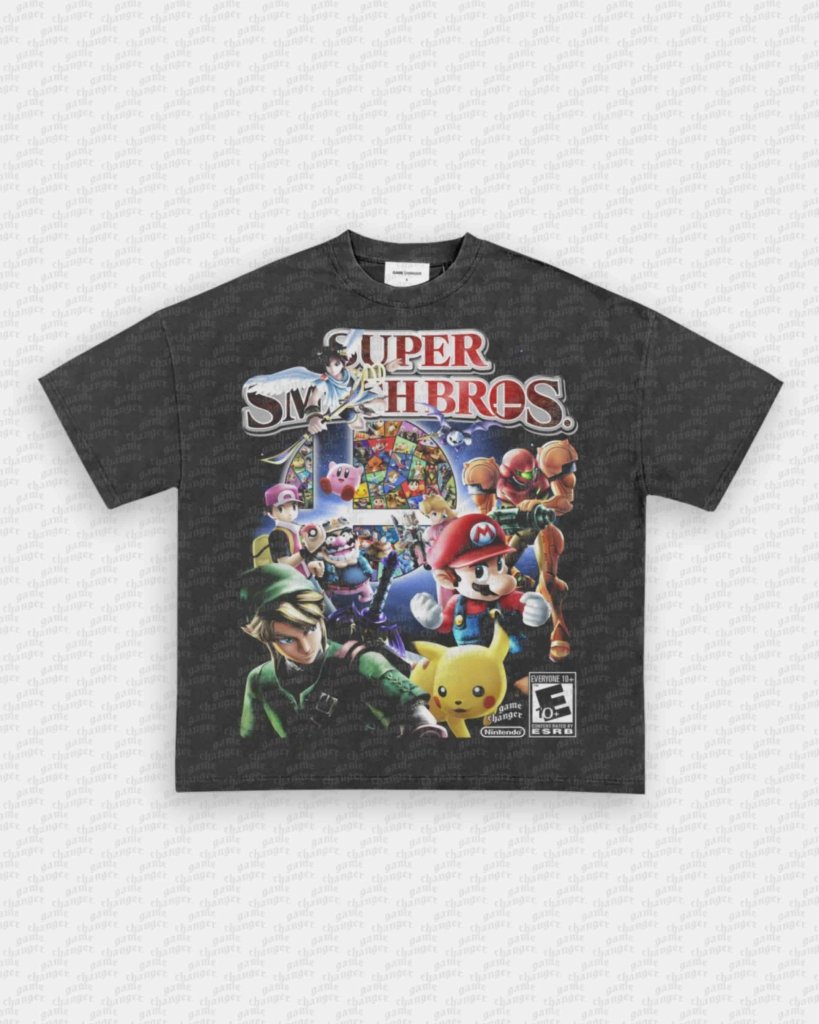 SUPER SMASH BROS V3 TEE - VIP - GAME CHANGERS - GAME CHANGERS GRAPHIC TEE