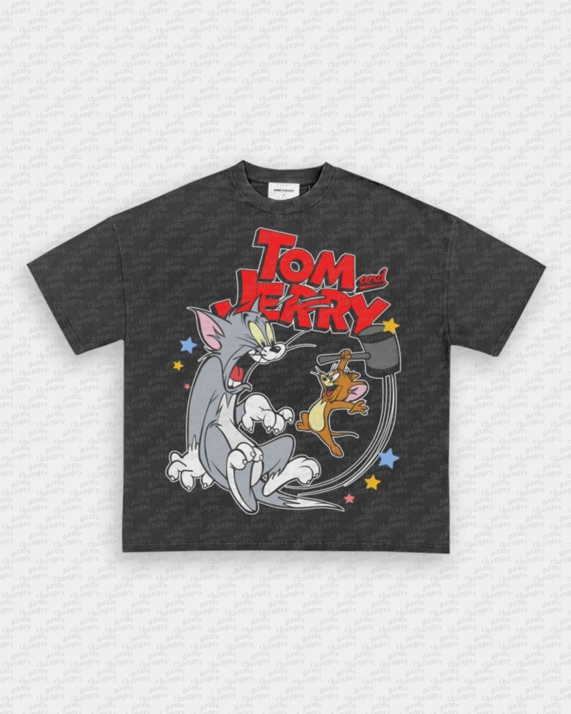 TOM AND JERRY V2 TEE - VIP - GAME CHANGERS - GAME CHANGERS GRAPHIC TEE