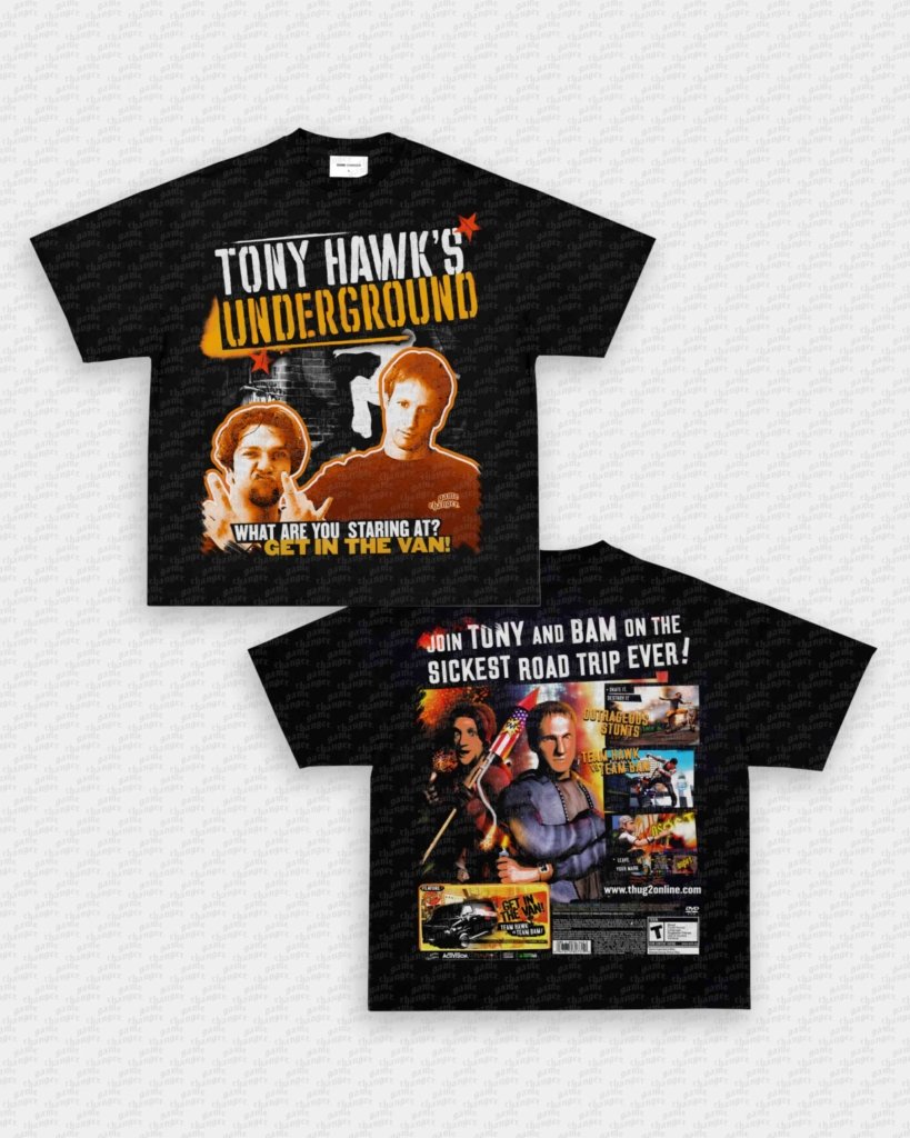 TONY HAWK'S UNDERGROUND TEE - [DS] - VIP - GAME CHANGERS - GAME CHANGERS GRAPHIC TEE