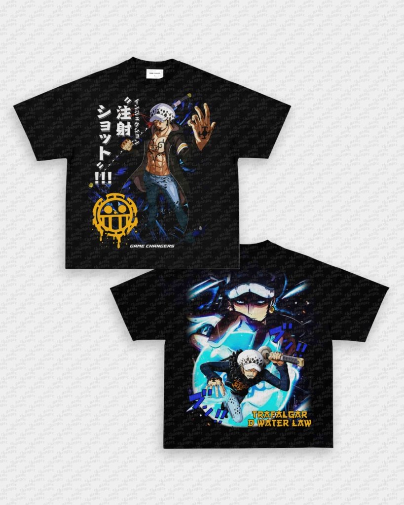TRAFALGAR D WATER LAW TEE - [DS] - VIP - GAME CHANGERS - GAME CHANGERS GRAPHIC TEE