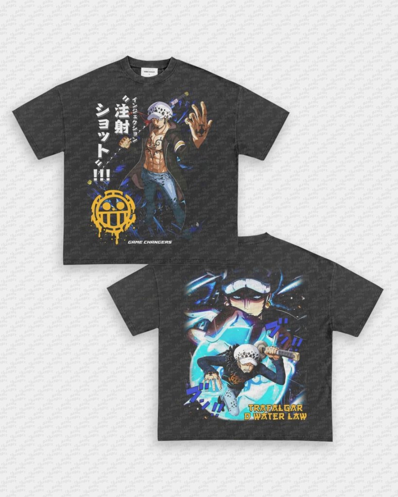 TRAFALGAR D WATER LAW TEE - [DS] - VIP - GAME CHANGERS - GAME CHANGERS GRAPHIC TEE