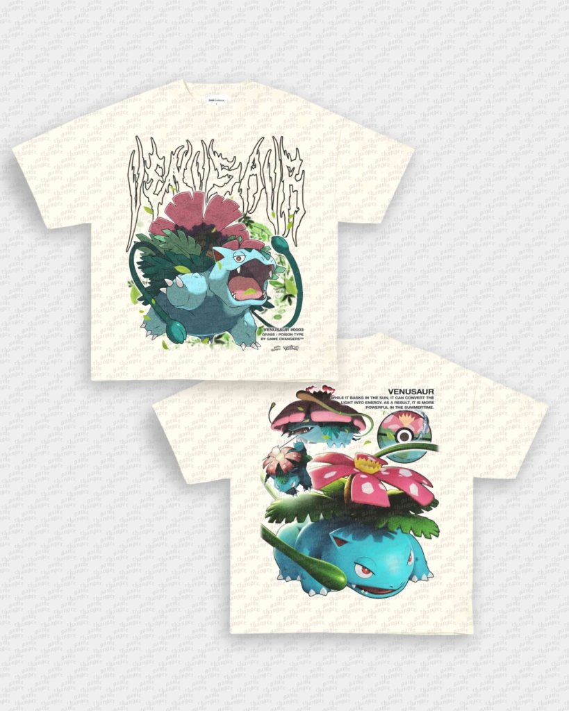 VENUSAUR TEE - [DS] - VIP - GAME CHANGERS - GAME CHANGERS GRAPHIC TEE