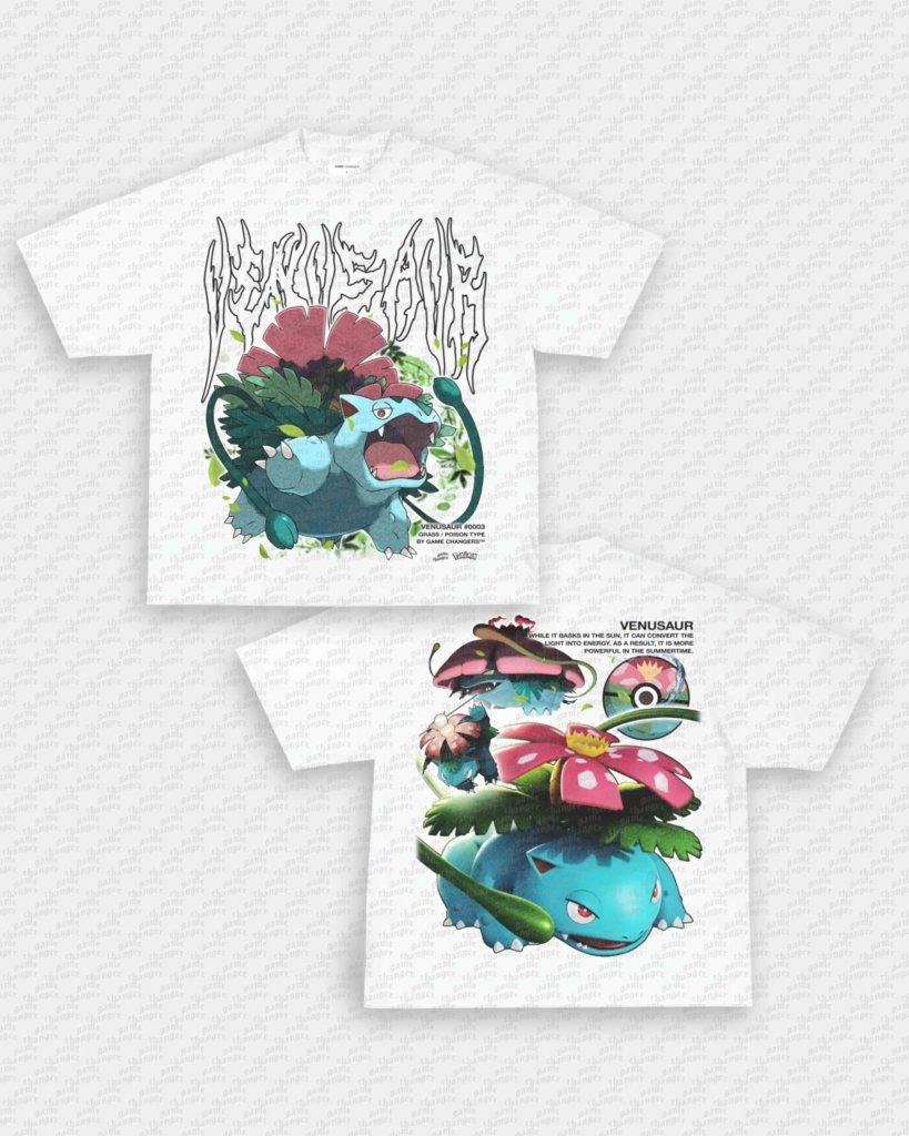 VENUSAUR TEE - [DS] - VIP - GAME CHANGERS - GAME CHANGERS GRAPHIC TEE