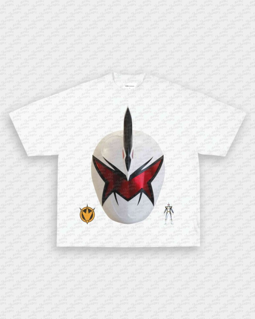 WHITE DINO RANGER TEE - VIP - GAME CHANGERS - GAME CHANGERS GRAPHIC TEE