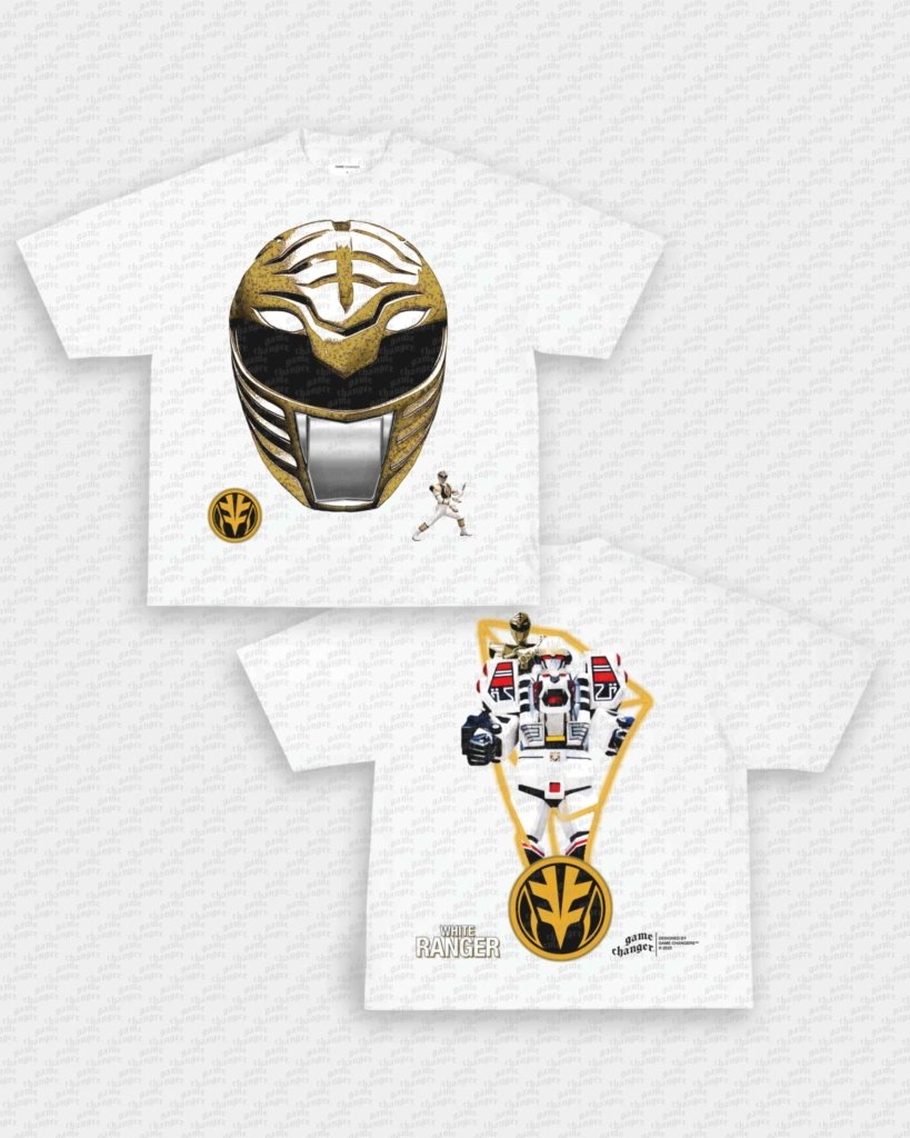 WHITE RANGER TEE - [DS] - VIP - GAME CHANGERS - GAME CHANGERS GRAPHIC TEE