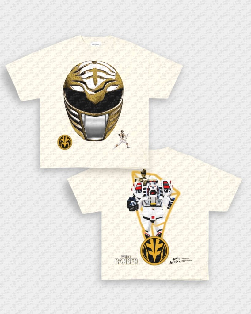 WHITE RANGER TEE - [DS] - VIP - GAME CHANGERS - GAME CHANGERS GRAPHIC TEE