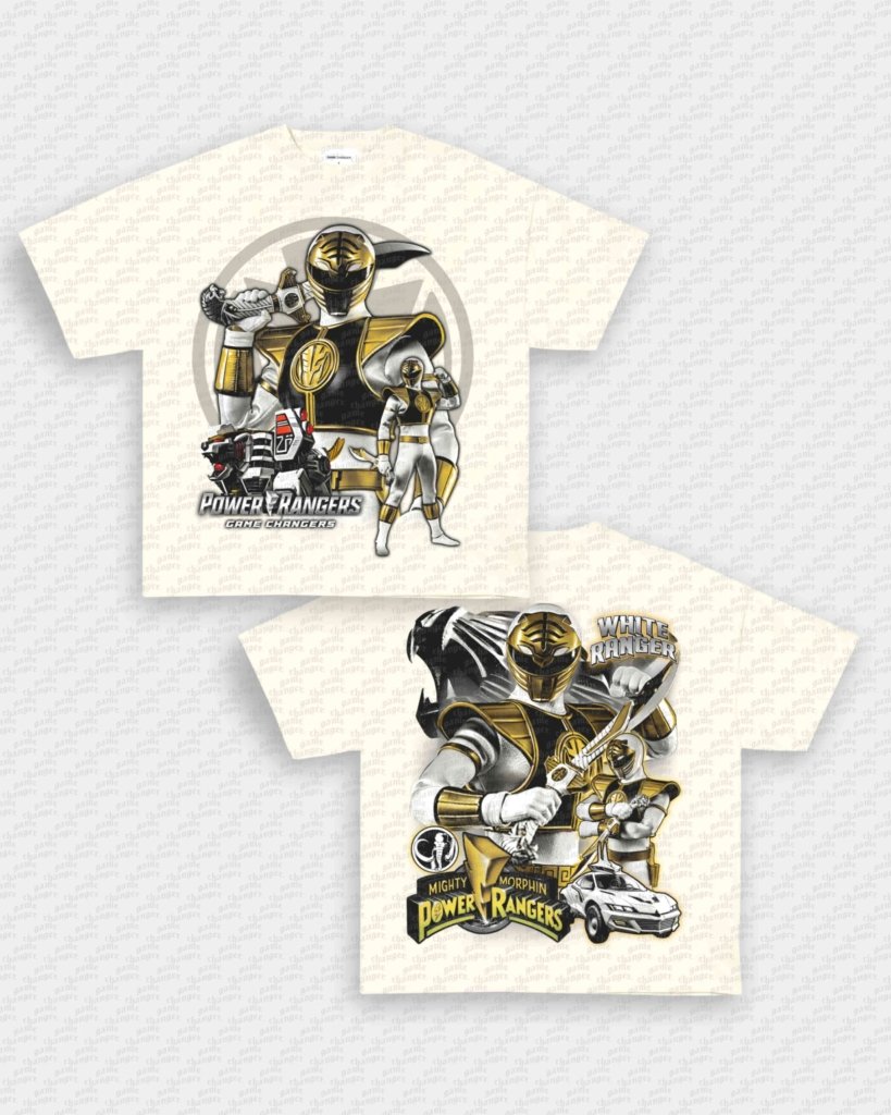 WHITE RANGER V2 TEE - [DS] - VIP - GAME CHANGERS - GAME CHANGERS GRAPHIC TEE