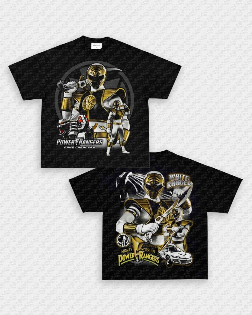 WHITE RANGER V2 TEE - [DS] - VIP - GAME CHANGERS - GAME CHANGERS GRAPHIC TEE