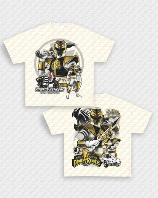 WHITE RANGER V2 TEE - [DS] - VIP - GAME CHANGERS - GAME CHANGERS GRAPHIC TEE