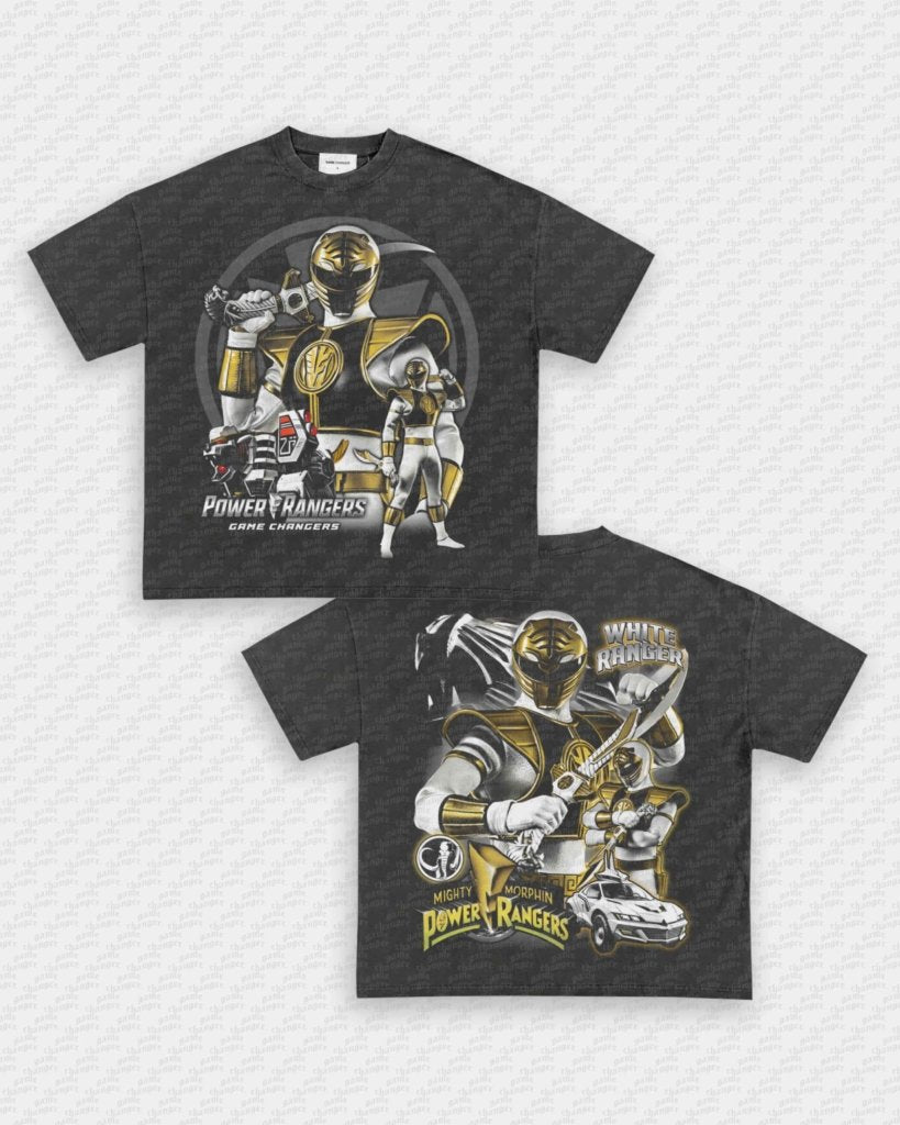 WHITE RANGER V2 TEE - [DS] - VIP - GAME CHANGERS - GAME CHANGERS GRAPHIC TEE