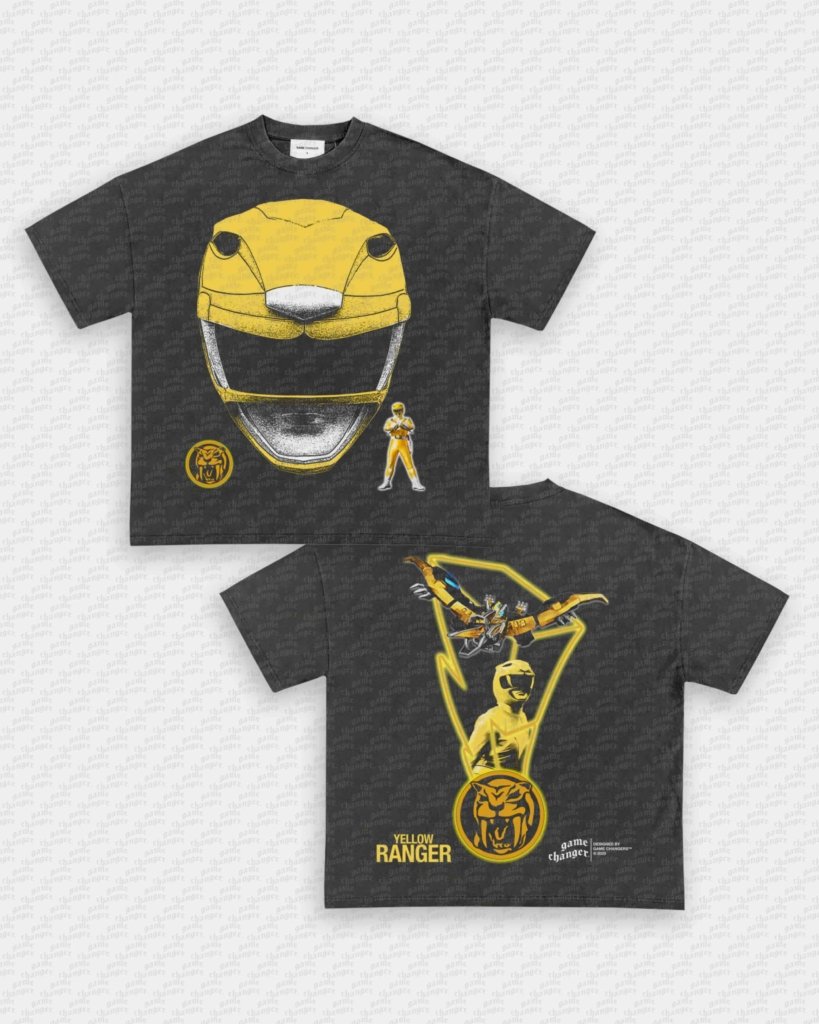 YELLOW RANGER TEE - [DS] - VIP - GAME CHANGERS - GAME CHANGERS GRAPHIC TEE