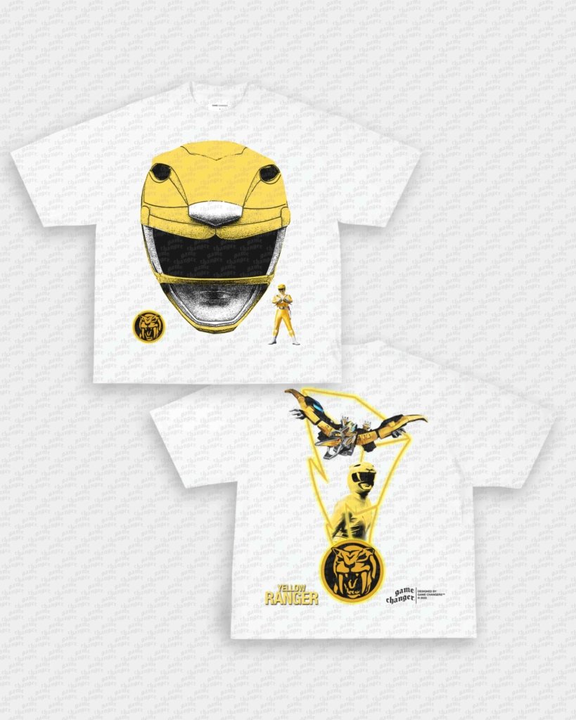 YELLOW RANGER TEE - [DS] - VIP - GAME CHANGERS - GAME CHANGERS GRAPHIC TEE
