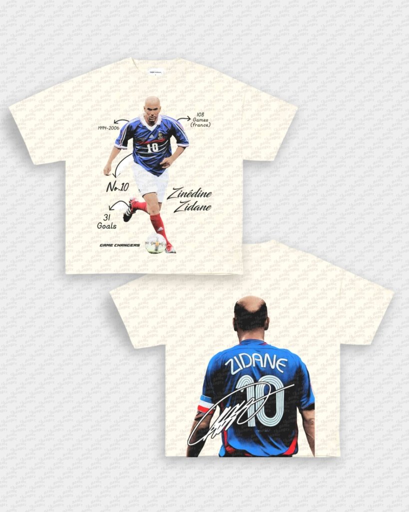 ZIDANE V2 TEE - [DS] - VIP - GAME CHANGERS - GAME CHANGERS GRAPHIC TEE
